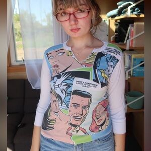 Iconic Vintage 90s NoBo Comic Shirt